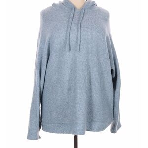 Korye Cozy Light Blue Hooded Knit Sweater